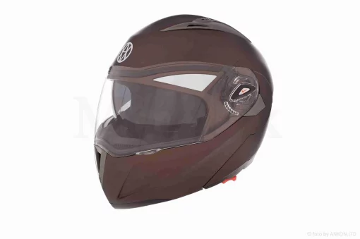 Шлем трансформер "VLAND" #158, бронзовый матовый, очки, L, QT-028497