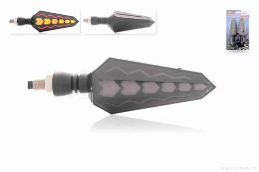 Повороти діодні пара блискавка, гнучка ніжка (червоні), QT-031875