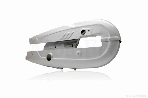 Кожух цепи трансмиссии ZS-125/150 серебристый (mod 1) #УЦЕНКА, QT-031921