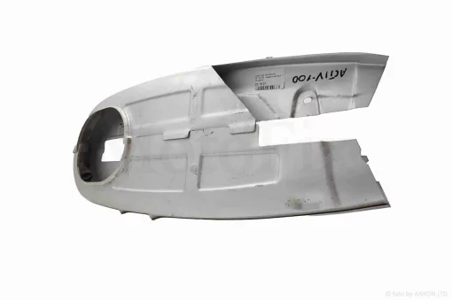 Кожух цепи трансмиссии ZS-125/150 серебристый (mod 1) #УЦЕНКА, QT-031921