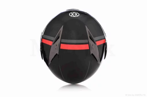 Шлем трансформер "VLAND" #158, черно-красный, очки, L, QT-028501