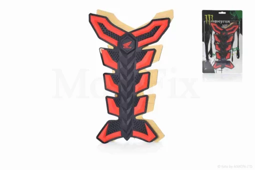 Наклейка на бак "MONSTER" красная #4 #уценка, QT-028706