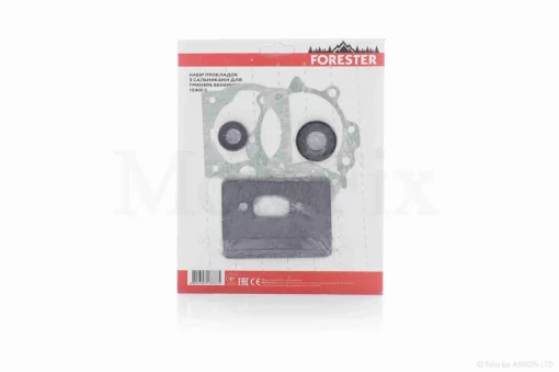 Прокладки к-кт коси 1E40F 5шт +сальник "FORESTER", QT-034123