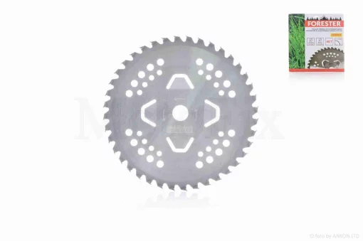 Ніж коси 40T D255 d25.4 побідит #СОКОЛ-4T "FORESTER" (сріблястий), QT-034124