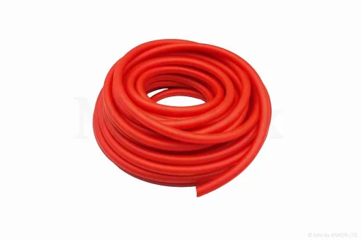 Паливний шланг 5mm, 10 метрів, силікон (червоний), QT-032094