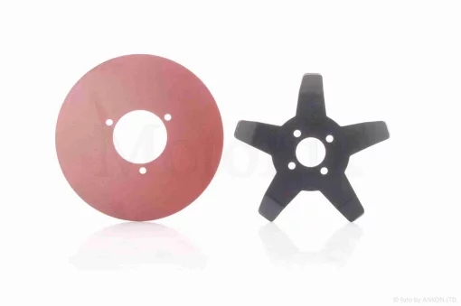 Ніж коси 5T D144 d25.4 для прополювання та розпушування ґрунту, захист металу, QT-034472