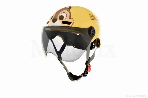 Шлем открытый подростковый "DAVID" (#315C, желтый глянцевый, M-XL, ABS), QT-032278