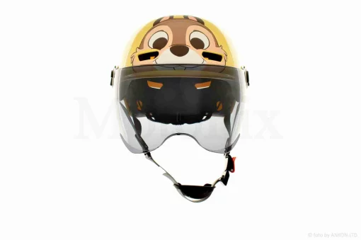 Шлем открытый подростковый "DAVID" (#315C, желтый глянцевый, M-XL, ABS), QT-032278