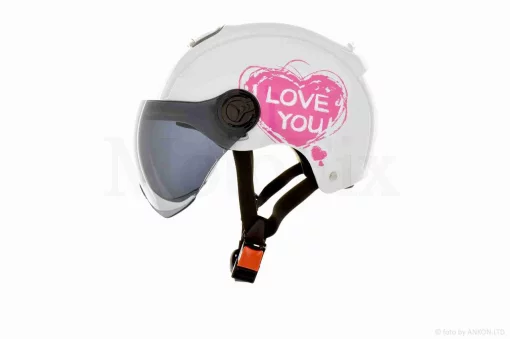 Шлем открытый подростковый "DAVID" (#S310B, белый, M-XL, ABS), QT-032285