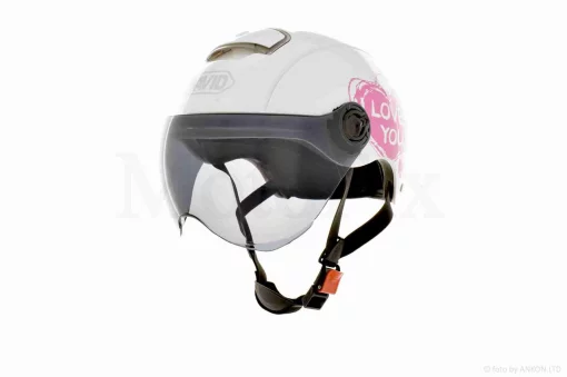 Шлем открытый подростковый "DAVID" (#S310B, белый, M-XL, ABS), QT-032285