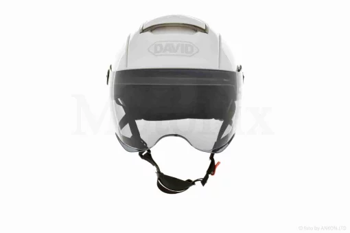 Шлем открытый подростковый "DAVID" (#S310B, белый, M-XL, ABS), QT-032285