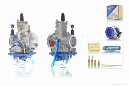 Карбюратор PWK30 ручной подсос +патрубок, жиклеры, игла "KEIHIN" , QT-032308