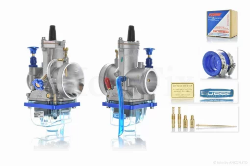 Карбюратор PWK32 ручне підкачування +патрубок, жиклери, голка "KEIHIN" , QT-032309