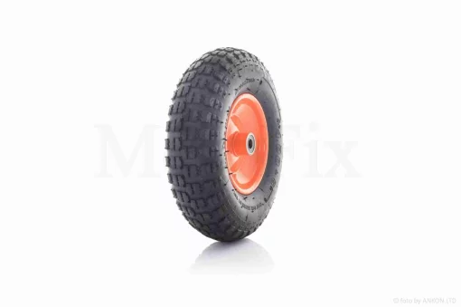 Колесо для тачки в сборе 4.00-6 (пневматическое, подшипник 6202 &Oslash;16), QT-034655