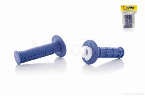 Грипси (ручки керма) універсальні +вставка "POSH" (сині), QT-032450