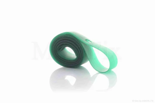 Обідня стрічка 16/17/18" (фліппер) мото, (силикон зелений), QT-034707