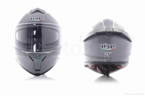 Шлем трансформер "IBK" (#900 серый, XL, очки), QT-034853