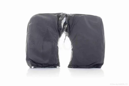 Рукавиці (рукавиці) на кермо зимові коричнева вставка, QT-034929