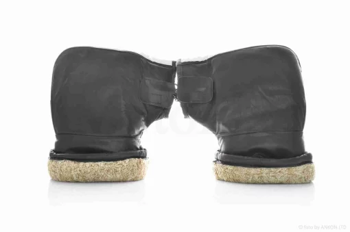 Рукавиці (рум'ятки) на кермо зимові світловідбивна вставка, QT-034931