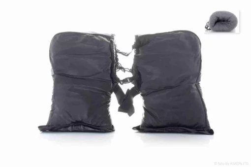 Рукавиці (рум'ятки) на кермо зимові світловідбивна вставка, QT-034932