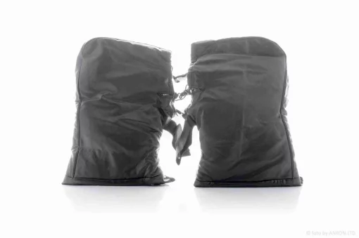 Рукавиці (рум'ятки) на кермо зимові світловідбивна вставка, QT-034932