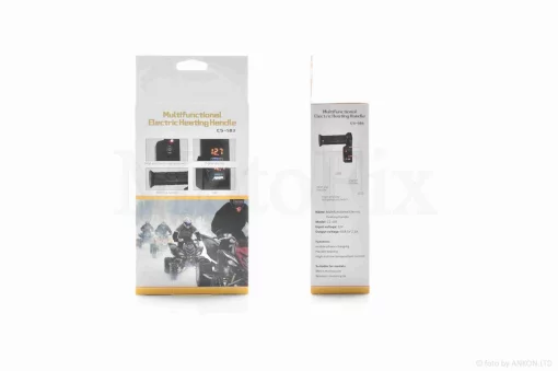 Грипси (ручки керма) універсальні, з підігрівом #60 (2 режими 50/70C, USB, адаптери троса), QT-032833