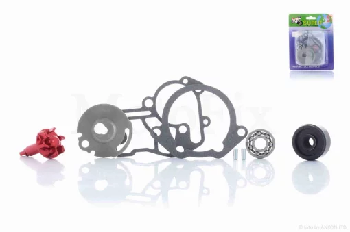 Ремкомплект помпы JOG SA36J, VINO SA26J, GEAR UA06J 4T крыльчатка алюминий (красная), QT-032844