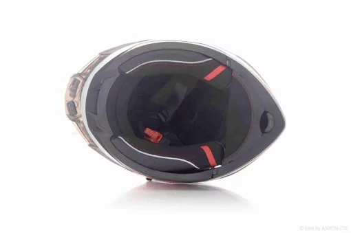 Шлем трансформер "IBK" (#965A габарит 3 режима, черно-красный матовый, IBK, L, очки), QT-036122