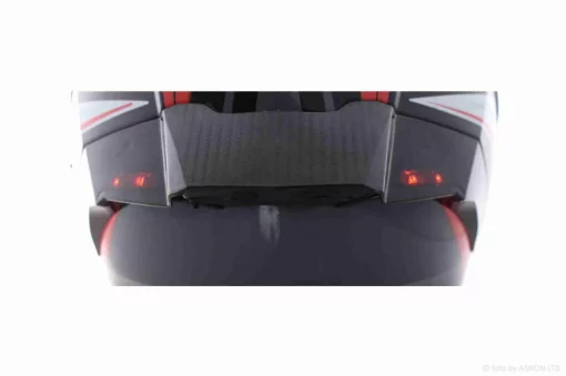 Шлем трансформер "IBK" (#965A габарит 3 режима, черно-красный, XL, очки), QT-036124