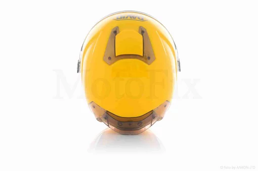 Шлем открытый "DAVID" (#D020, желтый, XL, очки, ABS), QT-032941