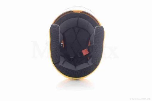 Шлем открытый "DAVID" (#D020, желтый, XL, очки, ABS), QT-032941