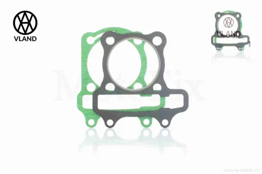 Прокладки цилиндра к-кт GY6 150 57.4mm (безасбест, пара) "VLAND", QT-032957