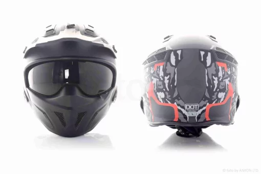 Шлем стритфайтер "IBK" (#819-7, YQ-74, XL), QT-035049