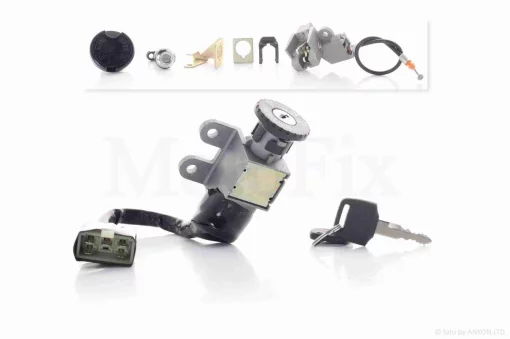 Замок запалювання к-кт WIND, PHOENIX 50, NEXT 50 +кришка бака "SKYMOTO", QT-035368