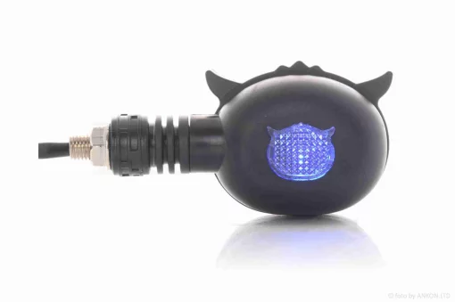 Повороти діодні пара пугач, гнучка ніжка (сині), QT-035777