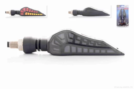 Повороти діодні пара крило, гнучка ніжка (червоні), QT-035917