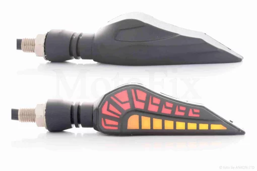 Повороти діодні пара крило, гнучка ніжка (червоні), QT-035917