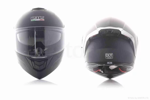 Шлем трансформер "IBK" (#965A габарит 3 режима, черный матовый, XL, очки), QT-036116