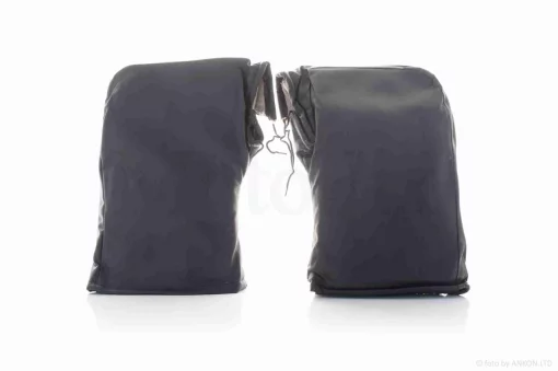 Рукавицы (варежки) на руль зимние синяя вставка, QT-036151