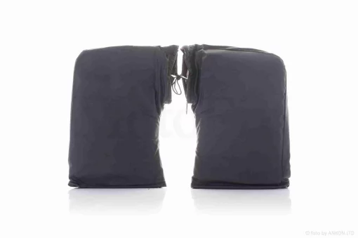 Рукавиці (рум'ятки) на кермо зимові салатові вставки, QT-036152