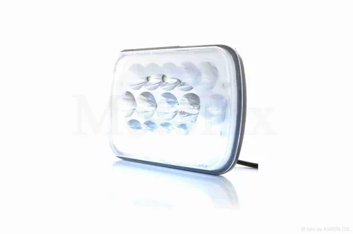 Фара мото діодна, прямокутна 198-140, 15 діодів, H4 #G02-1Z, QT-036413