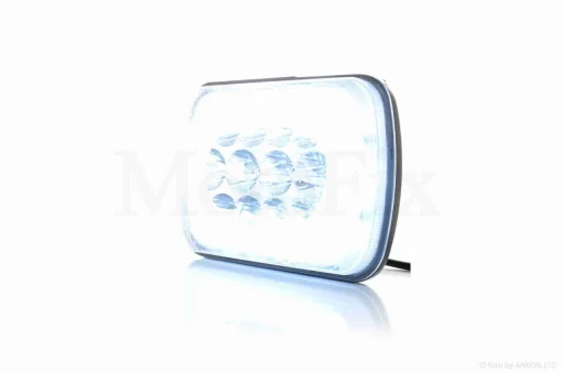 Фара мото діодна, прямокутна 198-140, 15 діодів, H4 #G02-1Z, QT-036413