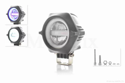 Фара додаткова діодна, шестикутна 92-86, багаторежимна #A01-6Z1, QT-036424
