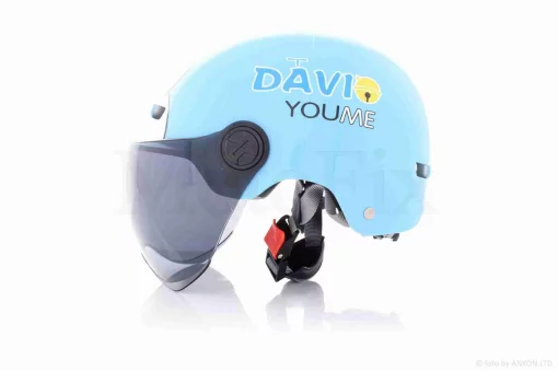 Шлем открытый подростковый "DAVID" (#315A, синий, M-XL, ABS), QT-036516