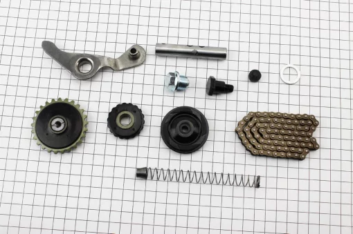 Ланцюг розподільчого валу 70cc-25H-82Lролики 3шткоромислонатягувач, к-кт, DELTA, YQ-338814