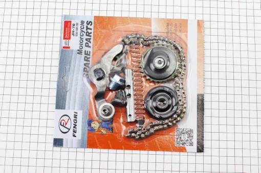 Ланцюг розподільчого валу 70cc-25H-82Lролики 3шткоромислонатягувач, к-кт, DELTA, YQ-338814