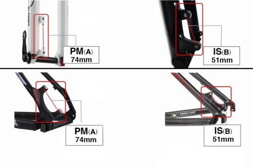 Гальмівний адаптер кріпл. супорта (IS to PM) F180/R160мм, ВЕЛОЗАПЧАСТИНИ, YQ-403953