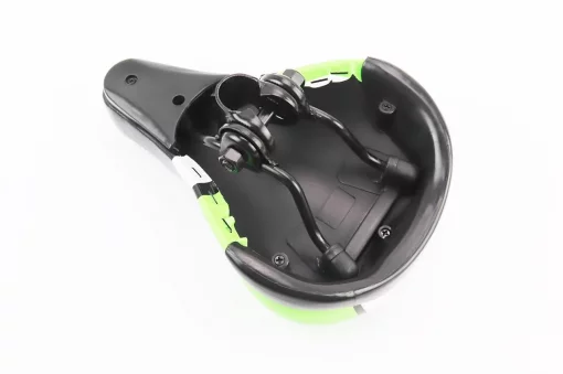 Сиденье CHILD 230x150мм, чёрное c зелёно-белым рисунком BSK-N185-10, ВЕЛОЗАПЧАСТИНИ, YQ-406121