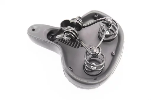 Сиденье ХВЗ 250x200мм, чёрное N668, ВЕЛОЗАПЧАСТИНИ, YQ-411552