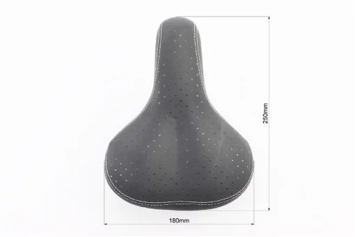 Сиденье ХВЗ 250x180мм, чёрное N619, ВЕЛОЗАПЧАСТИНИ, YQ-411569